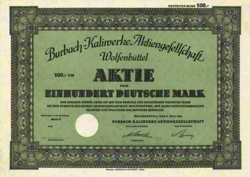 Burbach kaliwerke blankette - burbach,