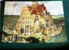Wentworth Holzpuzzle Turm von Babel 250 kleine witzige Teile  wie Neu