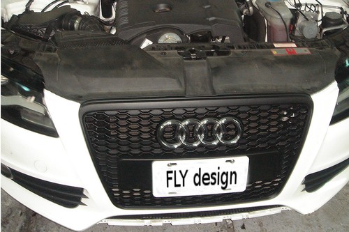 Schwarz matt mesh grill - , für
