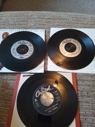 Three tina turner - 7", vinyls