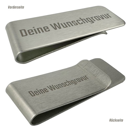Geldklammer aus edelstahl mit - aus,