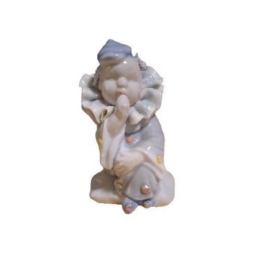 Porzellan figur clown - porzellan,