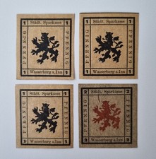 4 old banknotes/emergency