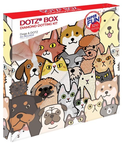 Diamond dotz hundemotiv dante - dotz,
