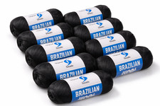 Brazilian Wool Hair Black Yarn