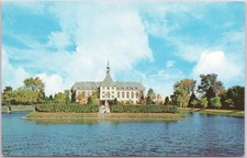 Vintage Postkarte Bibliothek