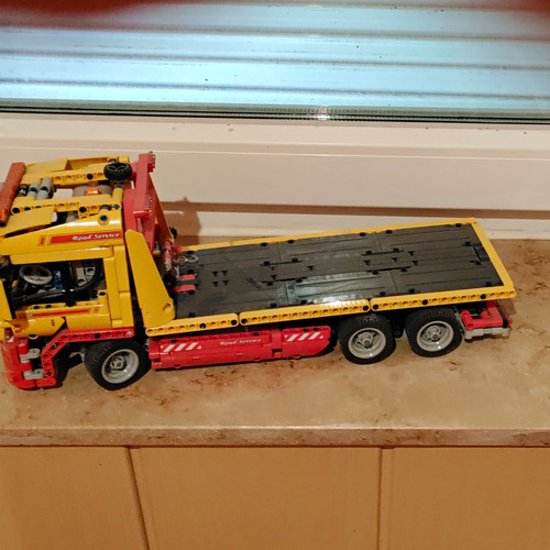 Lego technic tieflader lkw - technic, tieflader-lkw