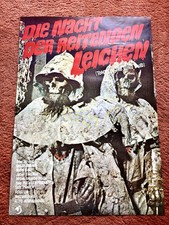 Die Nacht der Reitenden Leichen Kinoplakat Poster A1, GEROLLT, Amando Ossori