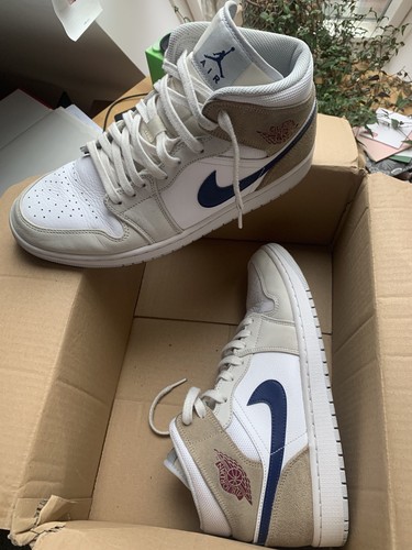 Nike jordan mid eu45 weiß - eu45,