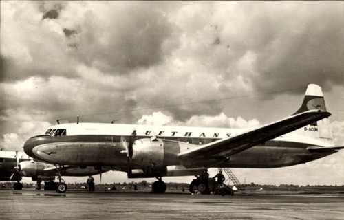 Lufthansa flugzeug - ak,