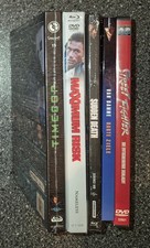 JEAN-CLAUDE VAN DAMME - TIMECOP - HARTE ZIELE - MAXIMIM RISK  MEDIABOOK -Blu-ray