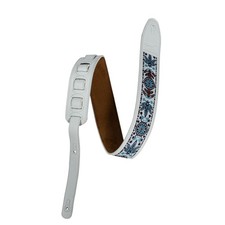 Woven Gitarrengurt Weiß