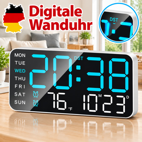 Nachtlicht led wanduhr - nachtlicht,
