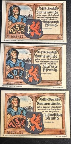 Notgeld swinemünde - notgeld,