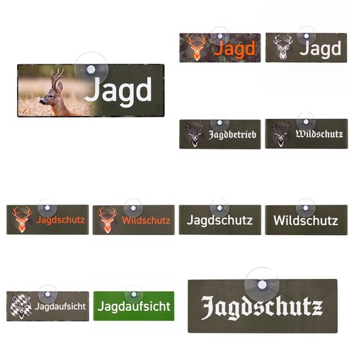 Premium jagdschild fürs auto - fürs,