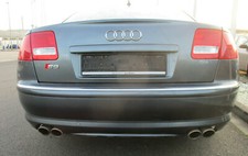 S8 Stoßstange hinten Heckschürze ORIGINAL Audi S8 A8 4E NORDLICHTBLAU LZ7R blau