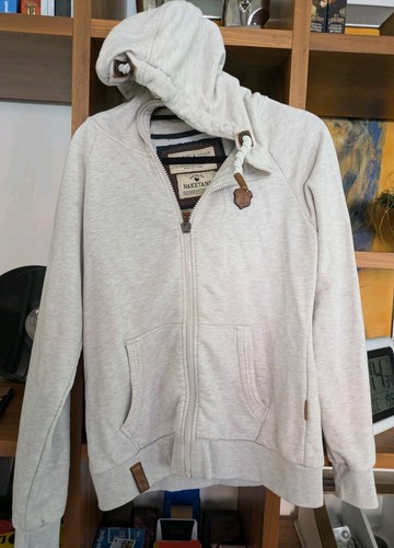 Hoodie jacke sweater beige - hoodie,