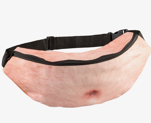 Haarige bierbauch tasche - bierbauch,