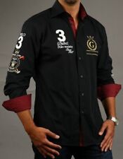 Golden Crown "Dubai Polo" Hemd schwarz L-5XL