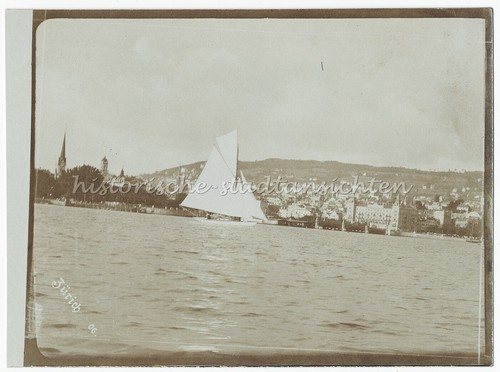 Zürich 1906 segelboot - zürich,