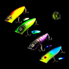 4x 7cm Popper Topwater