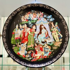 Sammelteller  Bradex  Porzellan  Russisch Märchen Lomonosov LFZ USSR Russia