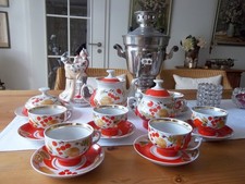 Ukrainisches Teegeschirr, alt, Porzellan Dovbysch