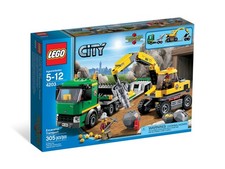 LEGO CITY: Grubenbagger mit Transporter (4203)