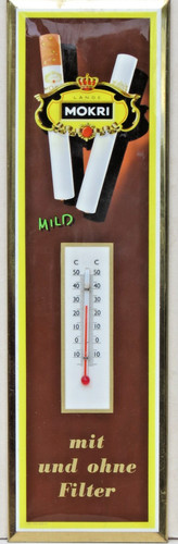 Mokri werbung mit - mokri, thermometer