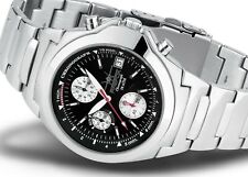 FIREFOX Chronograph 06 schwarz vollmassiv Herrenuhr Edelstahl 10 ATM wasserdicht