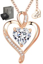 925 Silber Herzkette