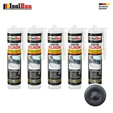 Sanitär Silikon Anthrazit 5 x