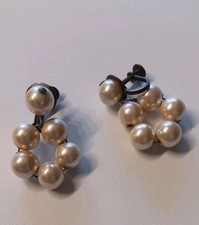 Ohrringe Perlen Schraubverschluss,, Art Deco" eventuell Retro'