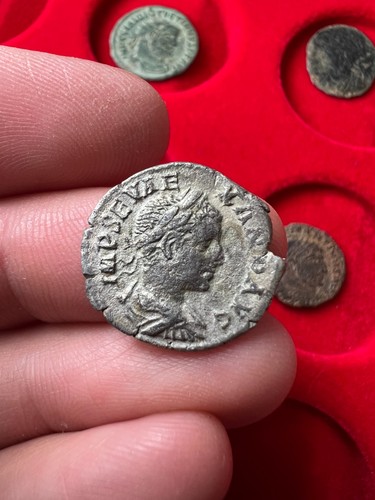 Ancient roman coin - coin, severus
