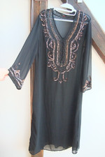Kaftan Anna Scholz / Sheego Unize- schwarz mit Pailletten