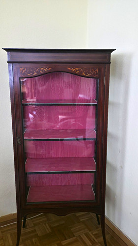 Antiker glasschrank - antiker,