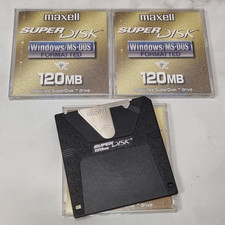 Maxell superdisk 120mb - maxell,