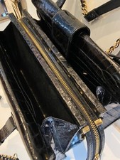 Krokodilleder Tasche-Neuwertig