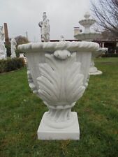 Pflanzamphore XXL, große Pflanzvase, Steinguss, 73 cm, Blumenschale, Gartendeko
