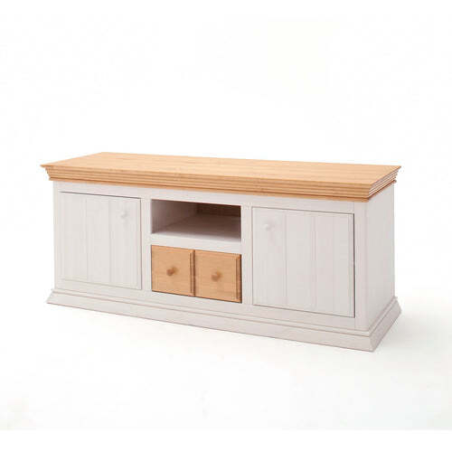 Schrank kiefer massiv - tv-schrank,