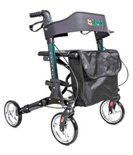 Rollator Leichtgewicht Reise 3x faltbar Gehhilfe-Gurt+Stockhalter+Tasche*RETOURE