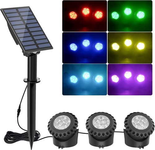 Set solar teichbeleuchtung - set,