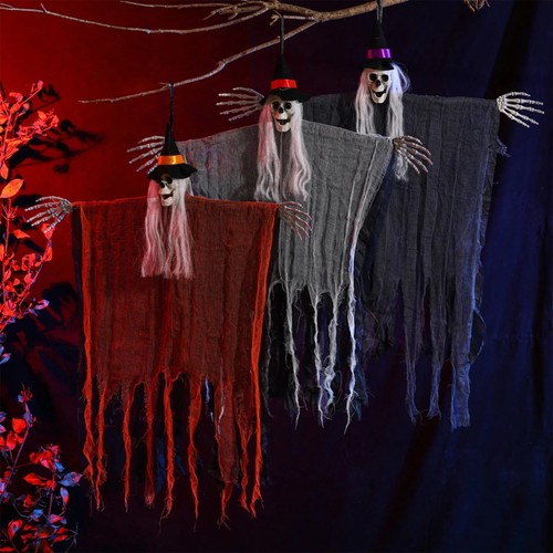 Halloween hänge skelett hexe - hänge,