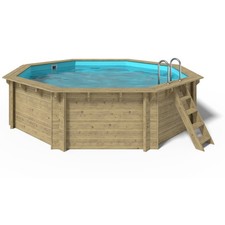 Massivholz Holzpool Ø 510x120