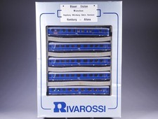 H0 DC Rivarossi 2900 Wagen-Set