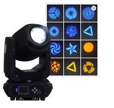 250W LED Beam Moving Head 48 Prisma 14 Gobo Bühnenlicht DMX dj Spot Lichteffekt.