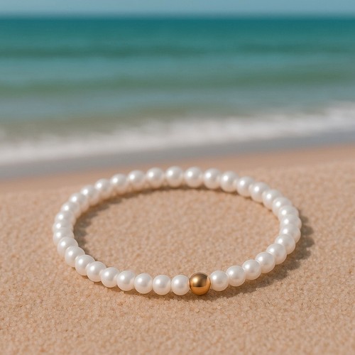 Zeitloses perlenarmband damen - zeitloses,