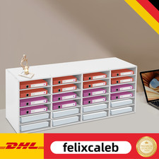 24Fächer Papier Post Organizer Datei Klassifizierung Schrank Literatur Organizer