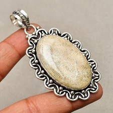 Fossil Coral Gemstone 925