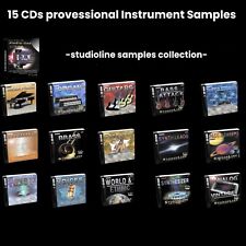 15 CD,s  Instrument  Sample CDs  ++STUDIOLINE++  nicebyte for professional use++